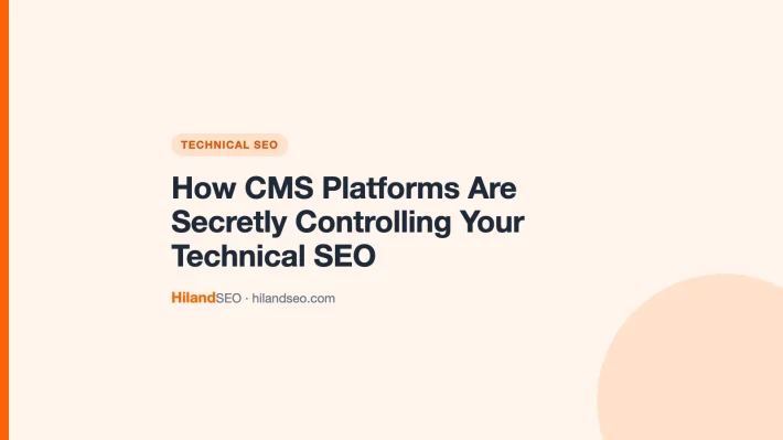 How CMS Platforms Are Secretly Controlling Your Technical SEO
