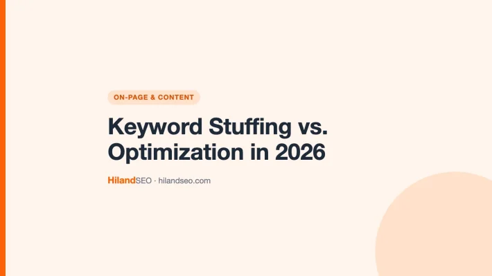 Keyword Stuffing vs. Optimization in 2026