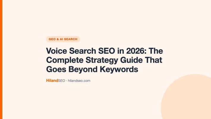 Voice Search SEO in 2026: The Complete Strategy Guide That Goes Beyond Keywords