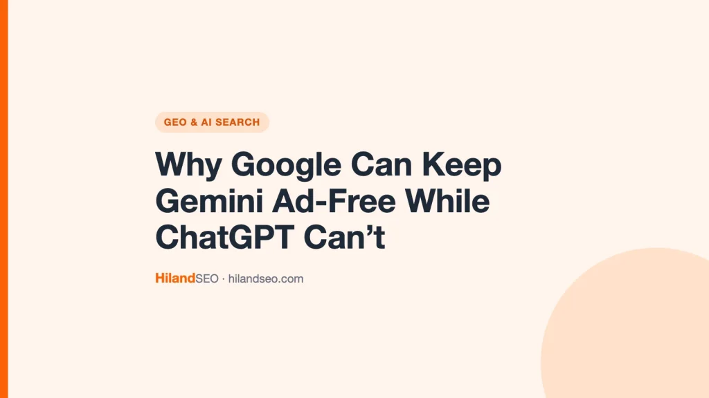 Why Google Can Keep Gemini Ad-Free While ChatGPT Can’t